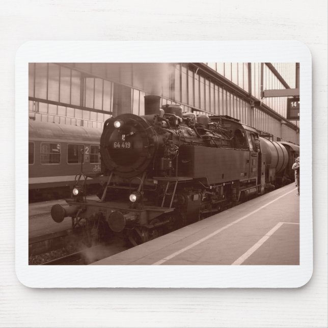German Steam Locomotive Mouse Pad (Front)