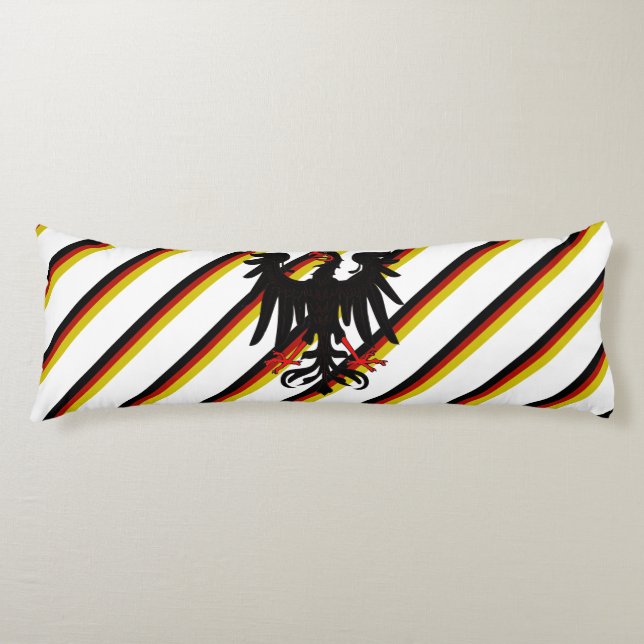German stripes flag body pillow (Front)