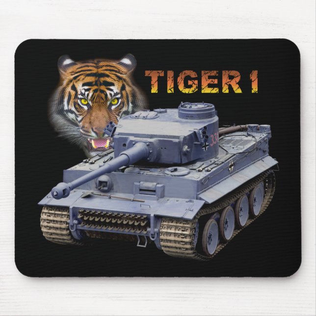 German Tiger 1 Tank Mouse Pad (Front)