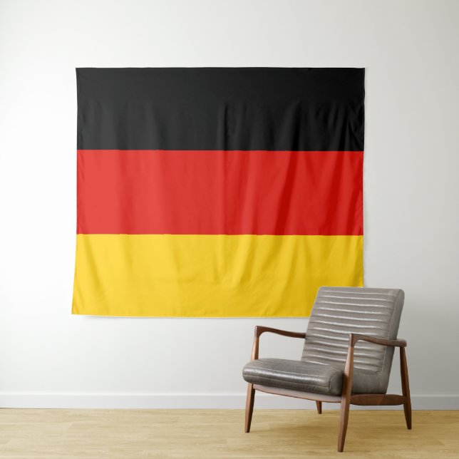 German tricolor flag tapestry (In Situ (Horizontal))