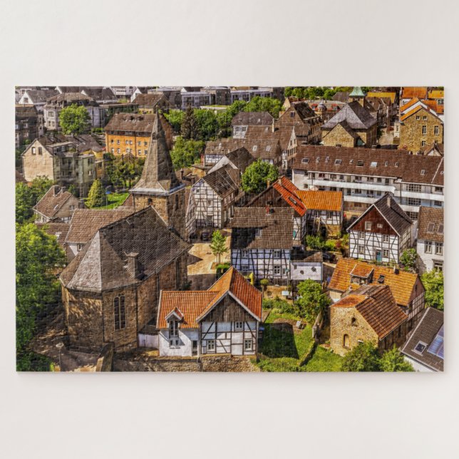 german village puzzle (Horizontal)