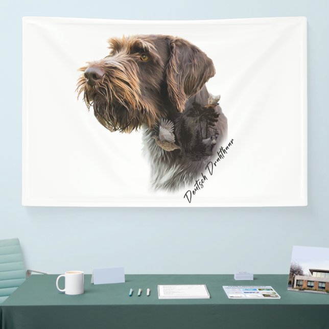 German Wirehaired Pointer    Banner (Tradeshow)