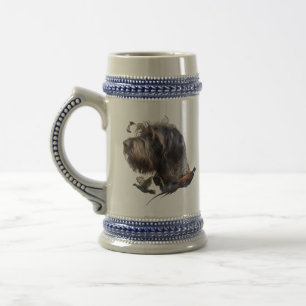 German Wirehaired Pointer Beer Stein