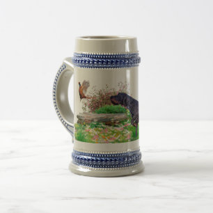 German Wirehaired Pointer Beer Stein
