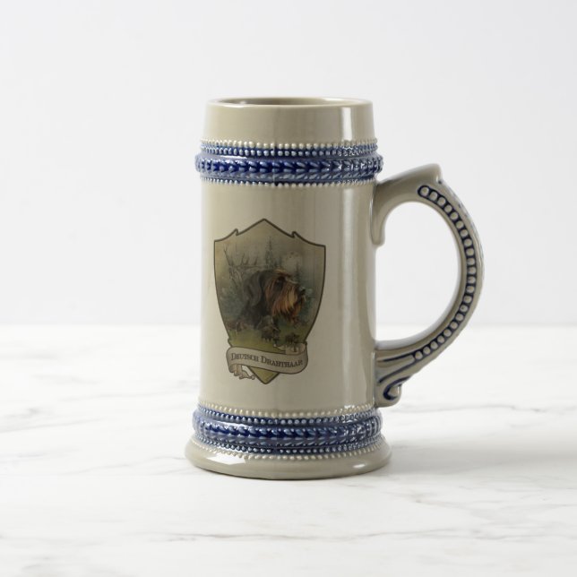 German Wirehaired Pointer, Boar Hunting   Beer Stein (Right)