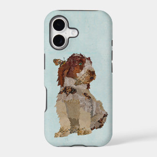 GERMAN WIREHAIRED POINTER & BUTTERFLY