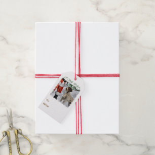 German Wirehaired Pointer Christmas Gift Tags