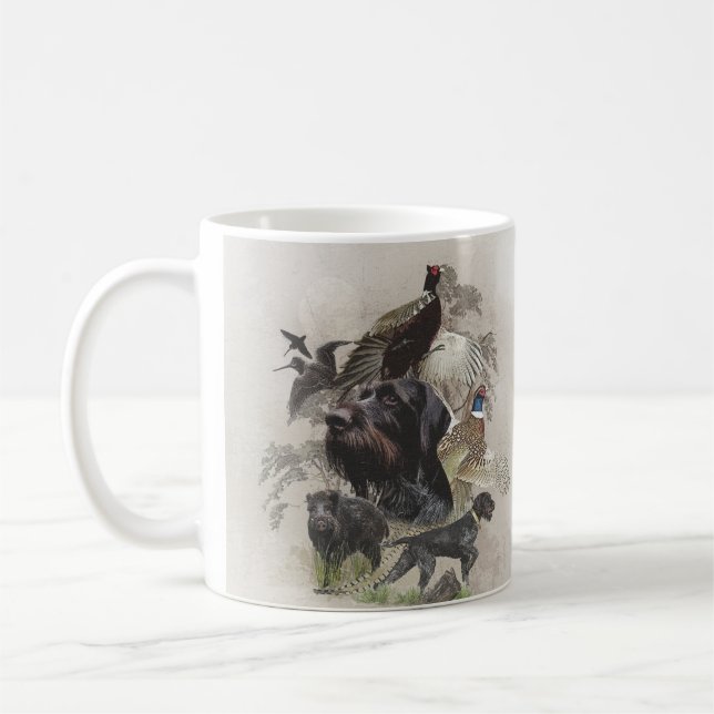 German Wirehaired Pointer  Coffee Mug (Left)