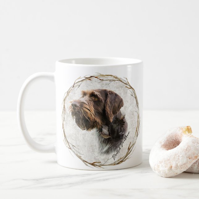 German Wirehaired Pointer    Coffee Mug (With Donut)