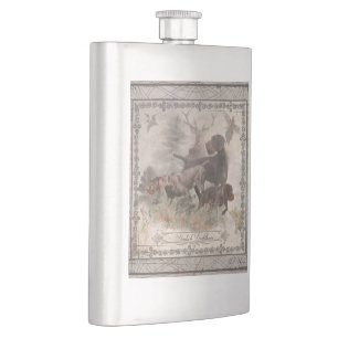 German Wirehaired Pointer Coffee Mug Flask