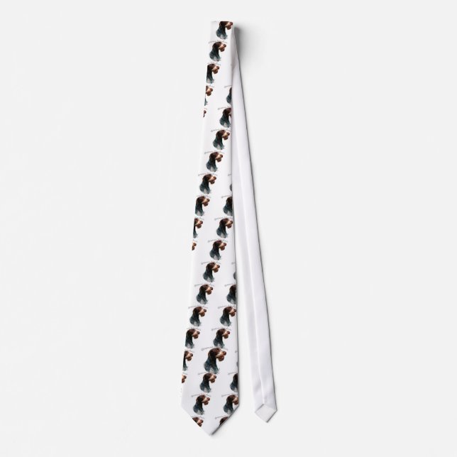 German Wirehaired Pointer Dad 2 Tie (Front)