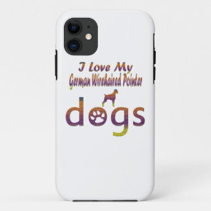 German Wirehaired Pointer designs iPhone 11 Case