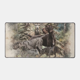 German Wirehaired Pointer Desk Mat