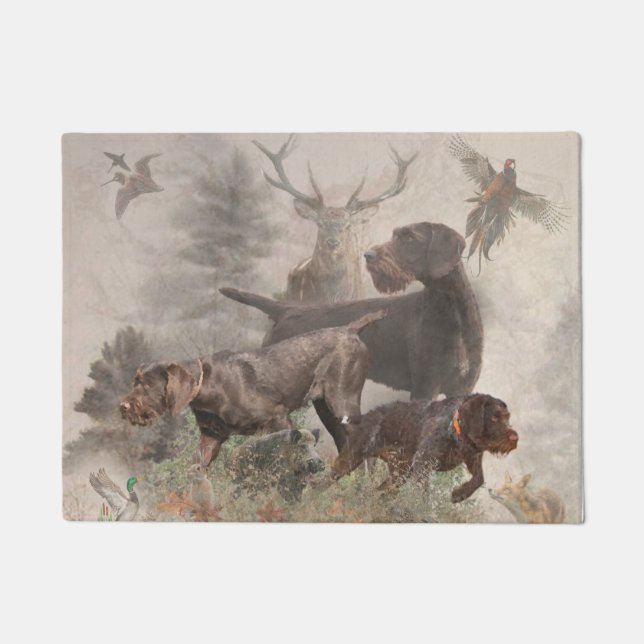  German Wirehaired Pointer     Doormat (Front)