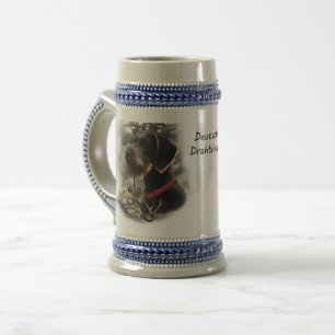 German Wirehaired Pointer, GWP Beer Stein