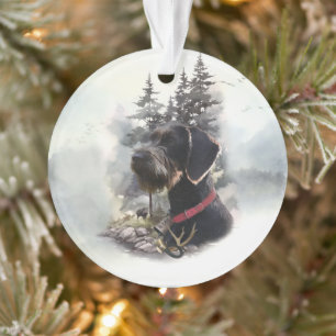 German Wirehaired Pointer, GWP Ornament