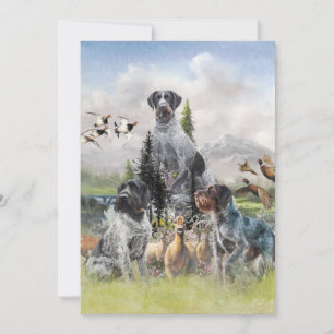 German Wirehaired Pointer   Invitation
