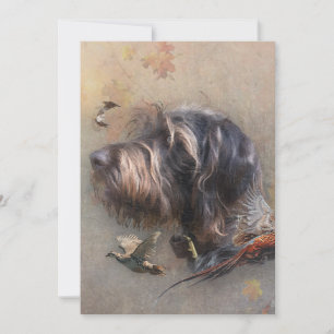 German Wirehaired Pointer   Invitation
