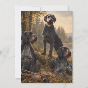 German Wirehaired Pointer Invitation