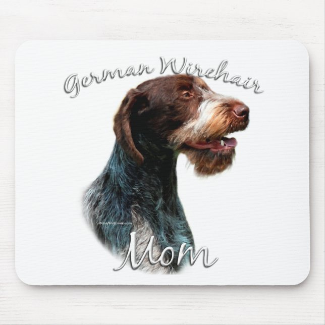 German Wirehaired Pointer Mom 2 Mouse Pad (Front)