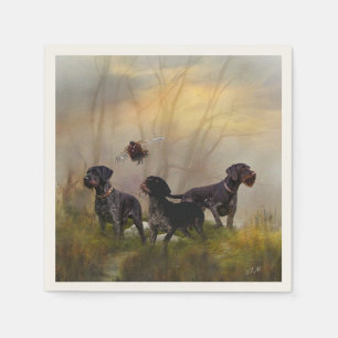  German Wirehaired Pointer     Napkin