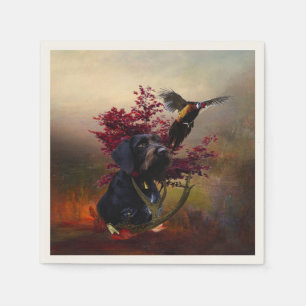  German Wirehaired Pointer     Napkin