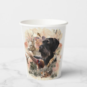  German Wirehaired Pointer     Paper Cups