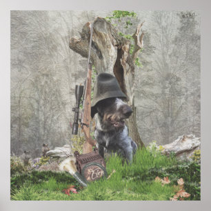 German Wirehaired Pointer   Poster