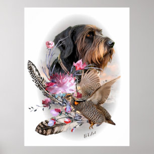 German Wirehaired Pointer Poster