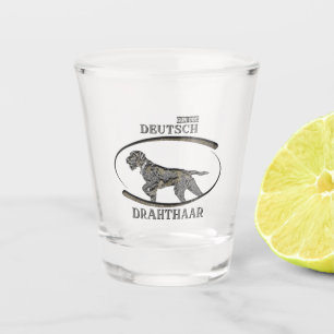  German Wirehaired Pointer Shot Glass