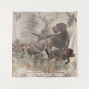 German Wirehaired Pointer Tapestry