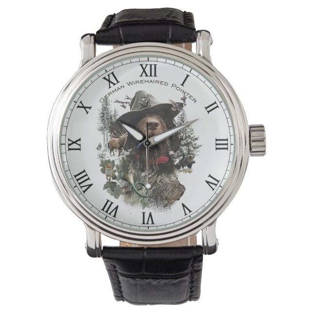  German Wirehaired Pointer Watch (Front)