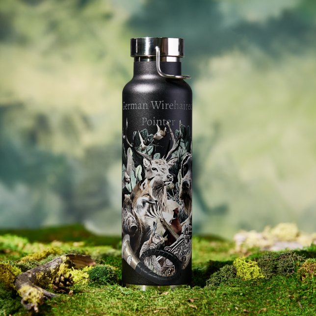 German Wirehaired Pointer  Water Bottle (Outdoor)