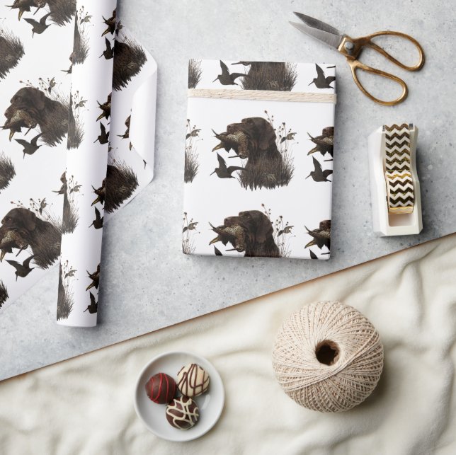  German Wirehaired Pointer Wrapping Paper (Crafts)