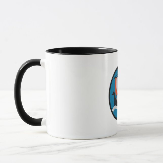 German WW2 airforce Luftfaffe unit emblem mug (Left)