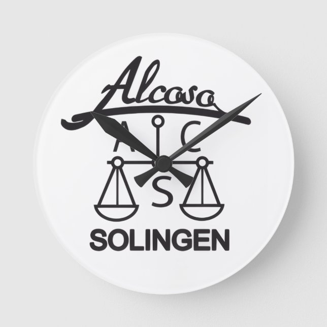 German ww2 Alcoso Solingen  Round Clock (Front)