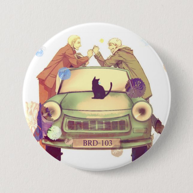Germancest - Hetalia 3 Inch Round Button (Front)
