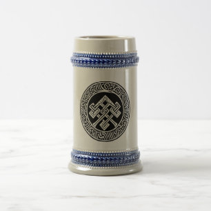 Germanic Celtic Inspired Artwork Beer Stein