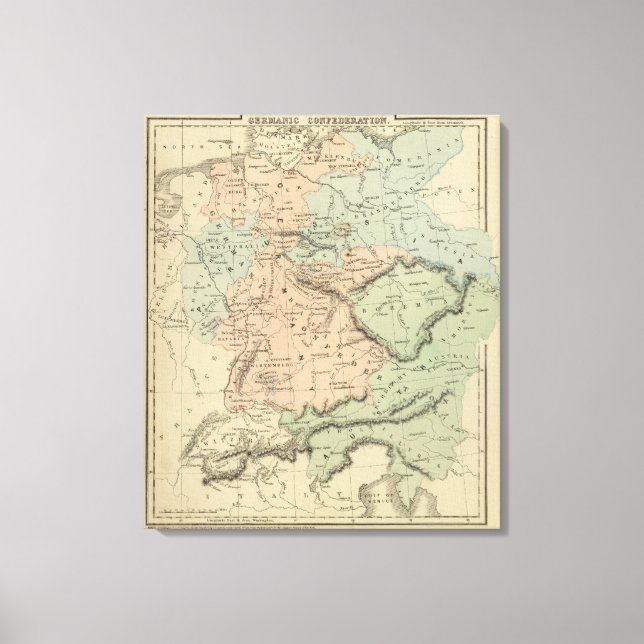 Germanic Confederation Canvas Print (Front)