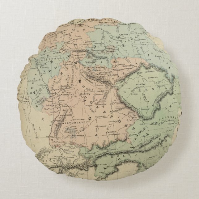 Germanic Confederation Round Pillow (Front)
