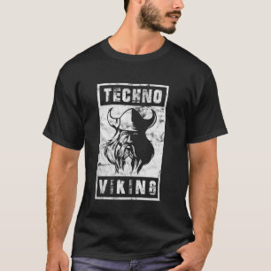 Germanic Techno Viking Northmen Cool Techno German T-Shirt