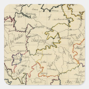 Germany 11 square sticker