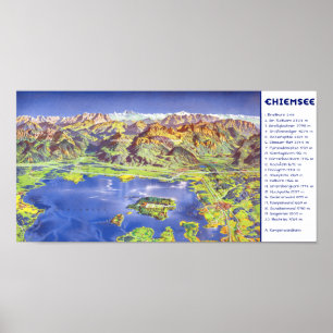" Germany: 2021/today - Chiemsee Panorama Tass Poster