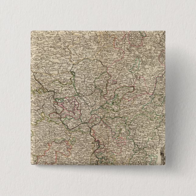 Germany 20 2 inch square button (Front)