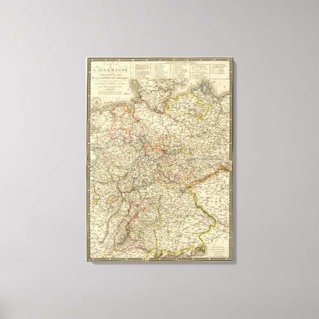 Germany 25 canvas print (Front)