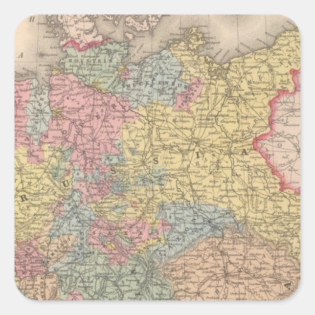 Germany 28 square sticker (Front)