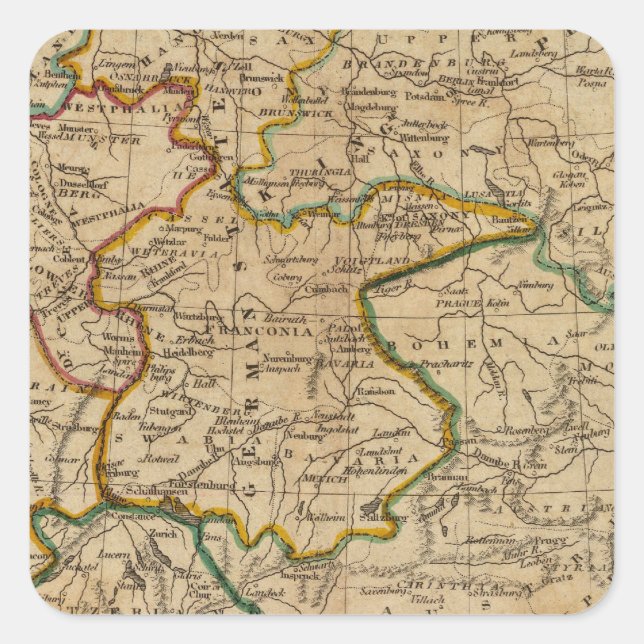 Germany 29 square sticker (Front)