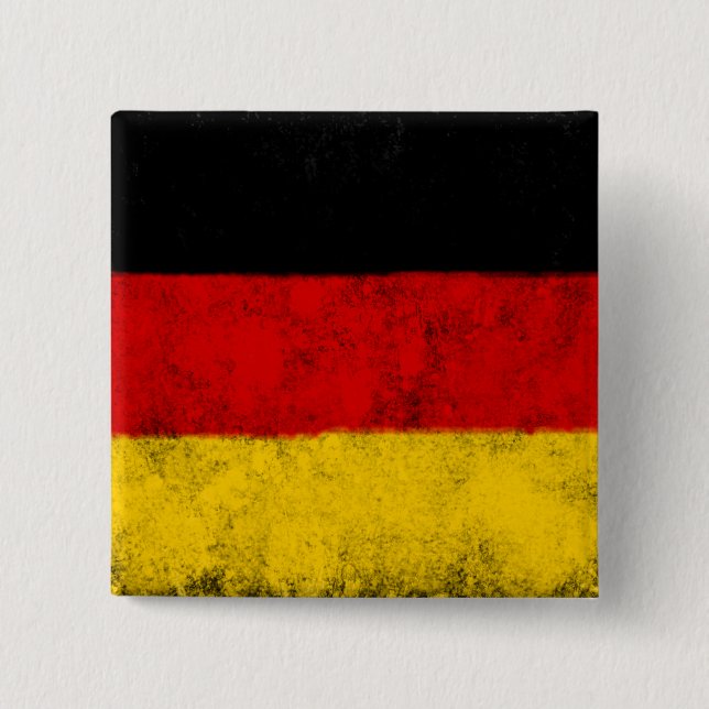 Germany 2 Inch Square Button (Front)