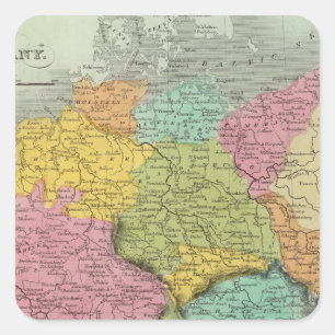 Germany 5 square sticker
