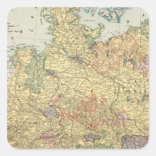 Germany 8 square sticker